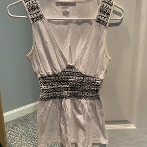 Charlotte Russe Embroidered Tank Top